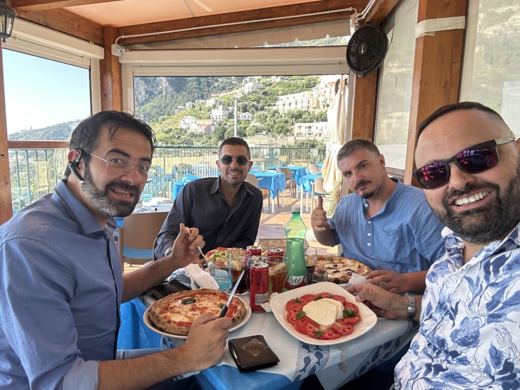 Drivers eating "on a budget" on the Amalfi Coast