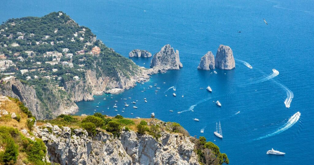 Capri is among the top 10 spots you can reach from Naples