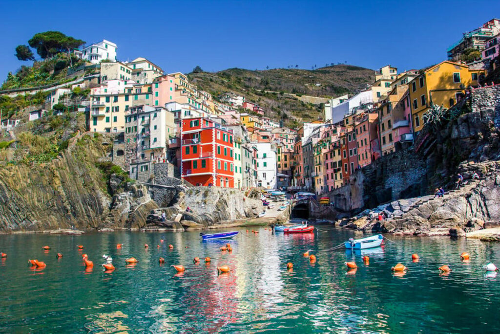 Cinque Terre in Liguria, region in north Italy