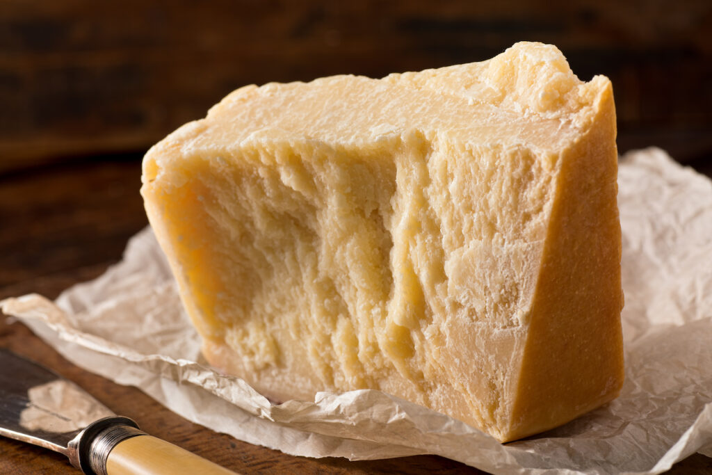 25 typical Italian food - Parmigiano Reggiano